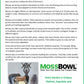 MossBowl- Grow Your Own Beautiful Moss Garden, Complete Kit Come with 3 Mosses!