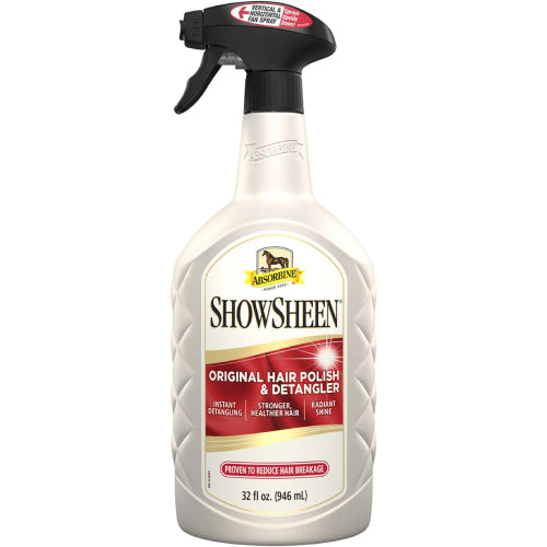 Absorbine Horse ShowSheen Hair Polish & Detangler Spray 32 oz.