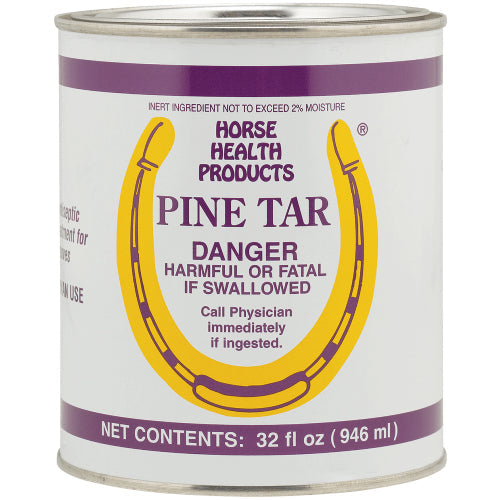Farnam Pine Tar Hoof Care 32 oz. Antiseptic Moisture Prevents Cracks Horses