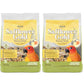 Higgins Safflower Gold Conure & Cockatiel Bird Food 3lbs. 2-Pack