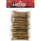 Huesos de piel de res prensada Cadet de 6.5" para perros, masticables duraderos, paquete de 12 unidades