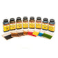 Fiebing’s Alcohol-Based Leather Dye 4 oz. Bundle Black & Brown + Applicator Included