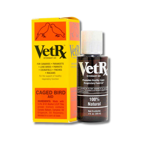 Caged Bird Care Bundle 6” Cuttlebone, Mineral Grit, VetRx & Vita Seed Cockatiel Food