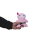 Pink & Black Ninja Love Plush Dog Toy Gift Set – with Squeaker & Crinkle Paper for Fun Play