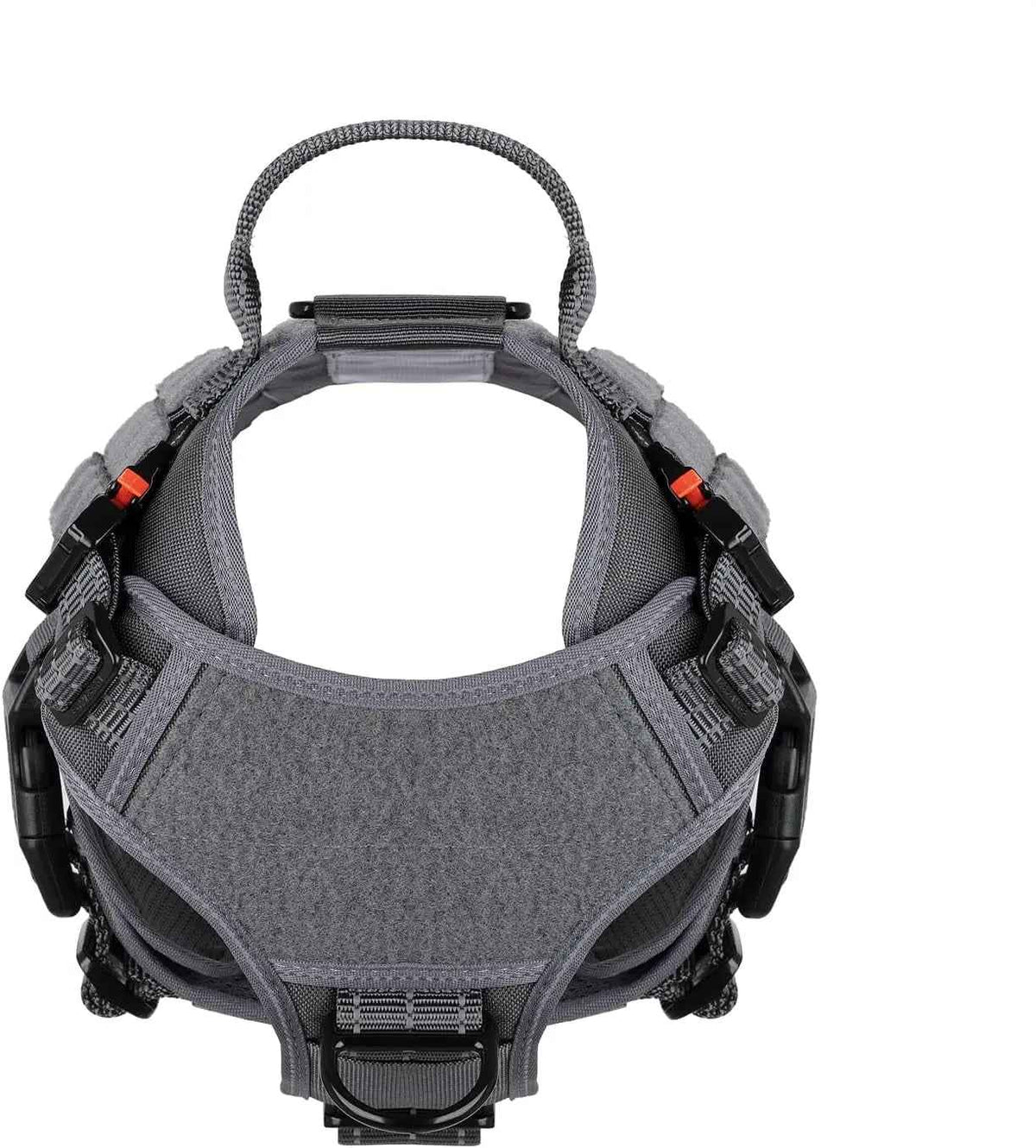 No-Pull Tactical Dog Harness with Handle & MOLLE Vest Adjustable