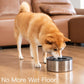 No Spill Dog Water Bowl 1 Gallon Stainless Steel Slow Feeder Non Slip