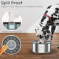 No Spill Dog Water Bowl 1 Gallon Stainless Steel Slow Feeder Non Slip