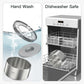 No Spill Dog Water Bowl 1 Gallon Stainless Steel Slow Feeder Non Slip