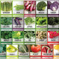 Garden Seed Kit: 70 Heirloom, Non-GMO Varieties of Vegetables, Fruits, and Herbs