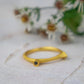 Onyx Spike Stacking Ring