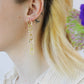 Organic Chain Link Earrings