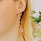Organic Chain Link Earrings