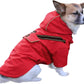 Outdoor Waterproof Dog Raincoat w/ Hood Reflective Sizes XS–XL in 4 Colors