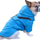 Outdoor Waterproof Dog Raincoat w/ Hood Reflective Sizes XS–XL in 4 Colors