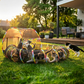 Outdoor Cat Enclosure with 134" Tunnel, XL Pop-Up Cat Tent & Playpen