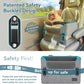 PETSFIT Small Dog Booster Car Seat with Safety Buckles & Tether, Foldable