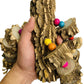 Large Parrot Toy Natural Wood Chew Macaw African Grey Cockatoo Cage