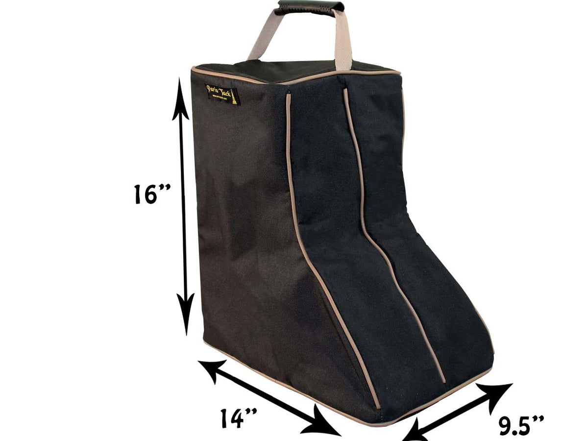 Bolsa de transporte para botas western con apertura trasera, acolchada de 3 capas, Paris Tack
