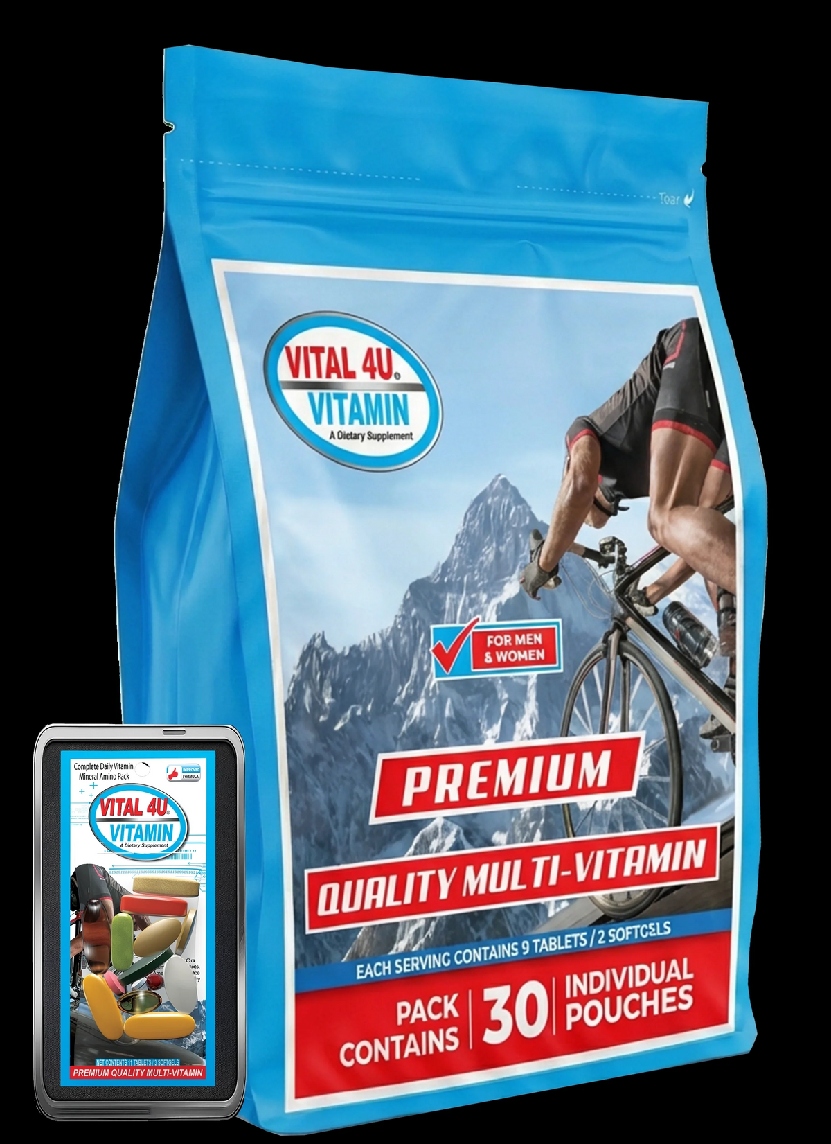 Vital 4U Premium Multivitamínico de 30 días