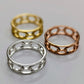 Chain Link Band Ring
