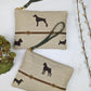 Dog Walk Wristlet Purse