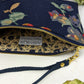 Classic Navy Rose Purse