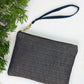 Golden Navy Tweed Purse