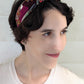 Geo Paisley Velvet Headband