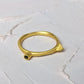 Onyx Spike Stacking Ring