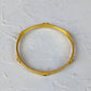 Gold Petite Flower Bangle