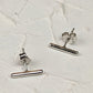 Bar Stud Earrings