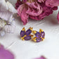 Tri Leaf Stud Earrings