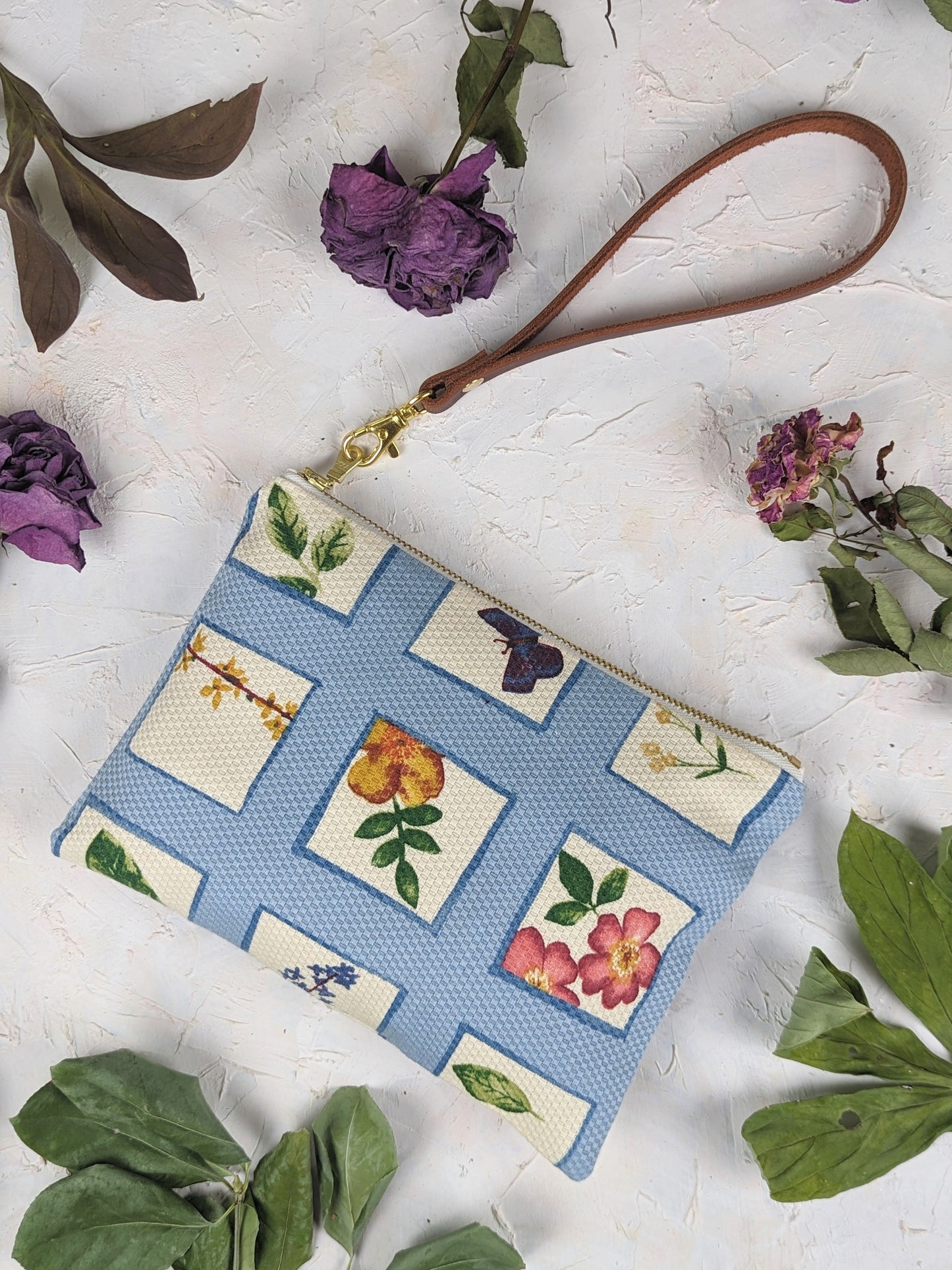 Summer Meadow Wristlet Purse