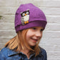 Owl Cashmere Hat - Child