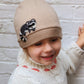Raccoon Cashmere Hat - Toddler