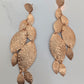 Cascading Leaf Statement Earrings