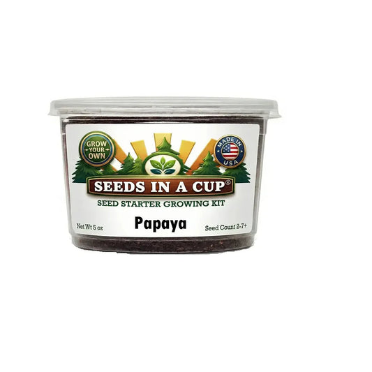 Papaya Grow Kit | Grow Your Own Papaya from Seed | Seeds In A Cup®