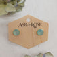 Pebble Stud Earrings - Gold