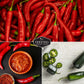 Hot Pepper Seed Collection – Heirloom Non-GMO 4-Variety Pack: Jalapeño, Serrano, Cayenne & Habanero Orange for Salsas, Sauces & Spicy Cooking