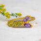 Peridot and Amethyst Vine Ring