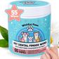 Pet Dental Wipes Dog Cat Teeth Cleaning Plaque Tartar Breath Freshener 55Ct
