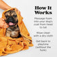 Pet Dry Shampoo No Rinse Foam Deodorizing Plant Based Dog Cat Odor