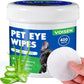 Pet Glove Wipes for Dogs, Cats & Small Animals, Unscented Grooming Wipes 24ct