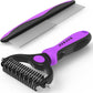Pet Grooming Brush Comb Deshedding Dematting Tool Cats Dogs