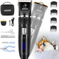Pet Grooming Clippers Kit – Quiet Cordless Rechargeable Trimmer & Paw Shaver for Dogs & Cats
