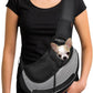 Pet Sling Carrier Adjustable Breathable Hands Free Small Dog Cat Travel