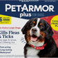 PetArmor Plus Flea Tick Treatment Dogs Waterproof Fast Acting 5-132lbs