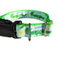 Green Gator Nylon Dog Collar