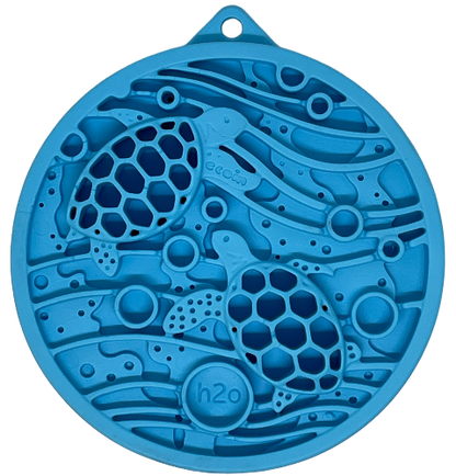 Turtle eMat-Mini Lick Mat with Suction Cups - Small Dogs & Cats | USA