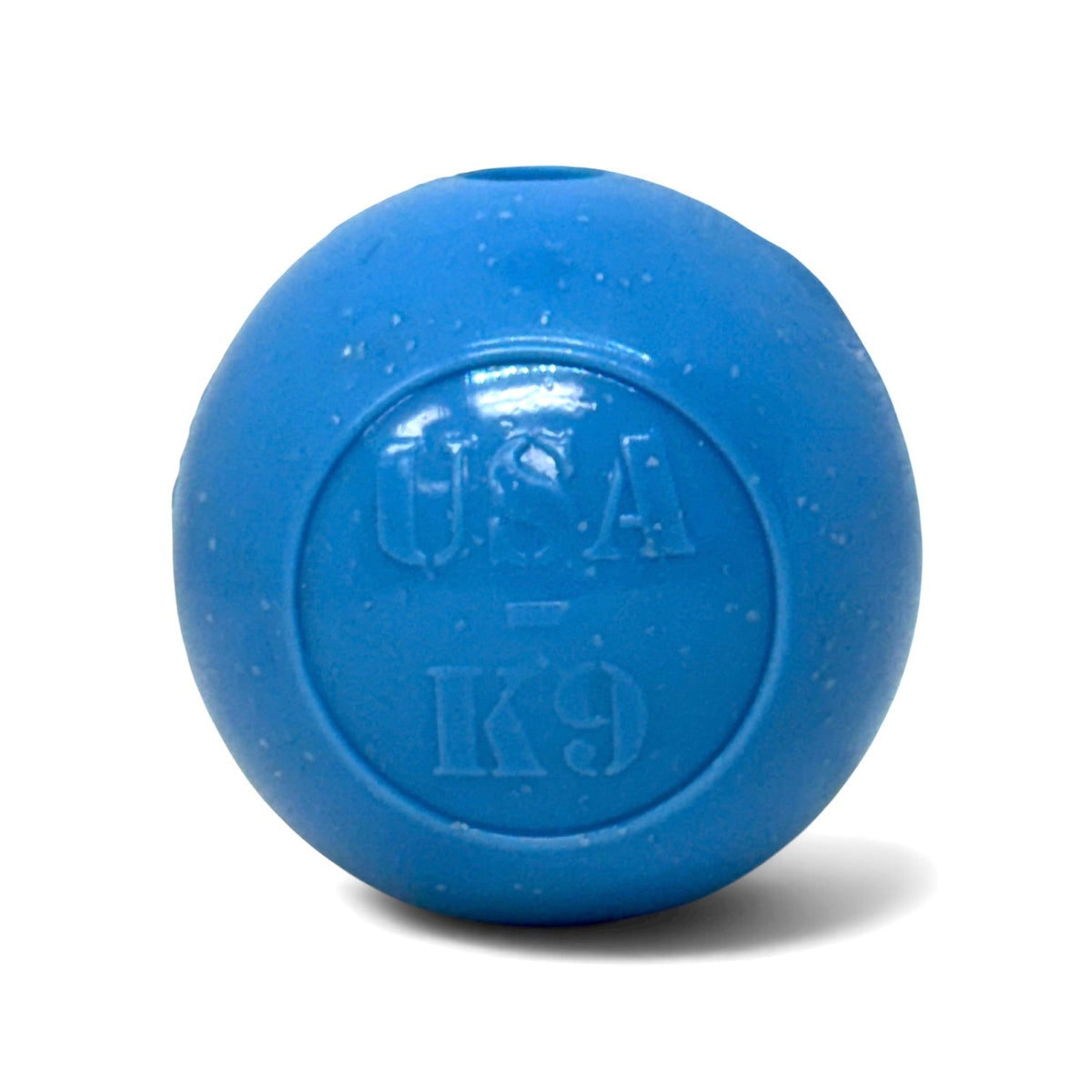 Pack de 2 juguetes para perros Glitter Ball | Pelota de búsqueda flotante de goma suave con dispensador de premios | Fabricado en EE. UU.